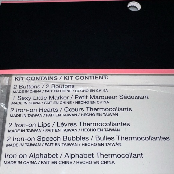 VS: IRON ON “I’M YOURS” PERSONALIZE ANYTHING” PATCH KIT - Picture 4 of 6